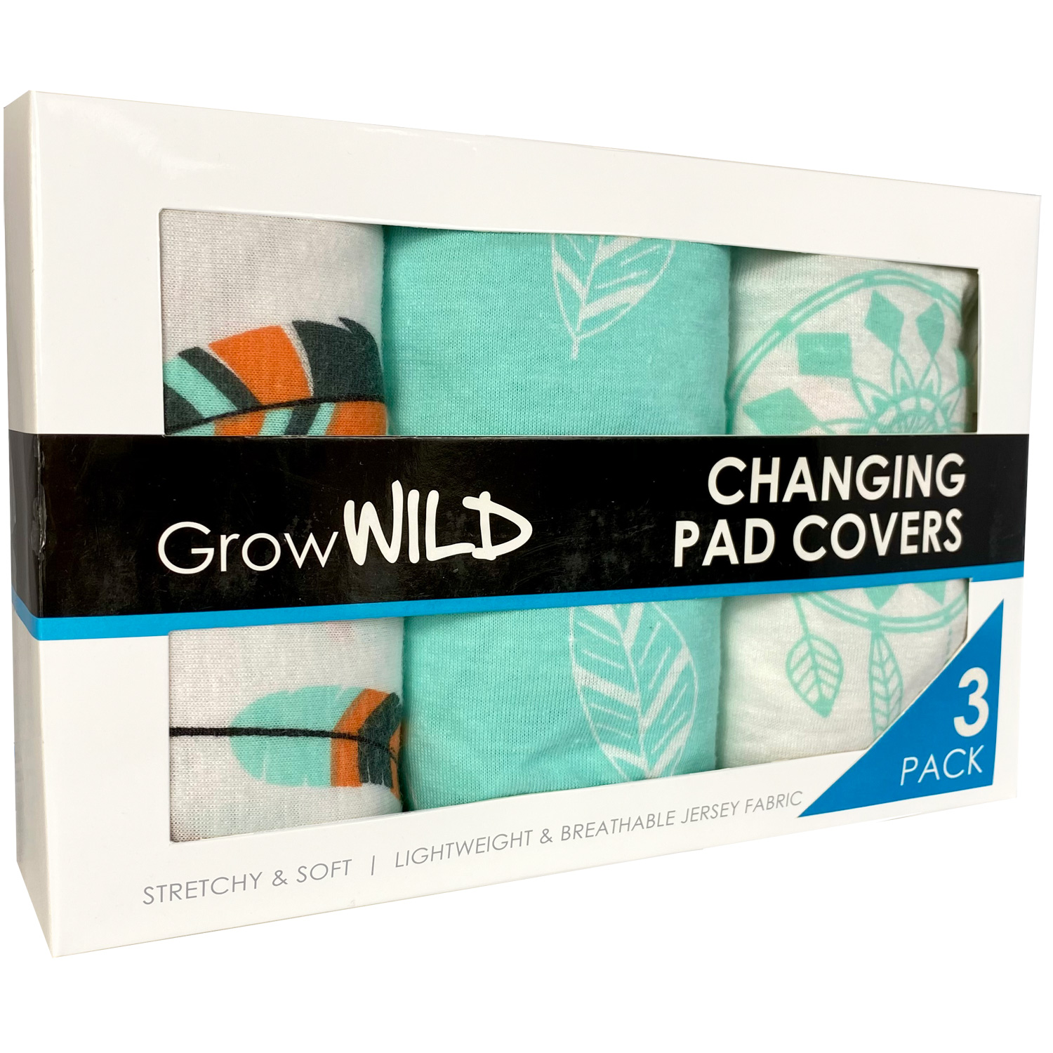 Teal changing pad clearance cover