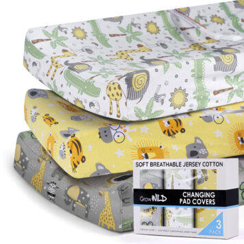Changing Pad Cover Boy or Girl | Safari 3-Pack