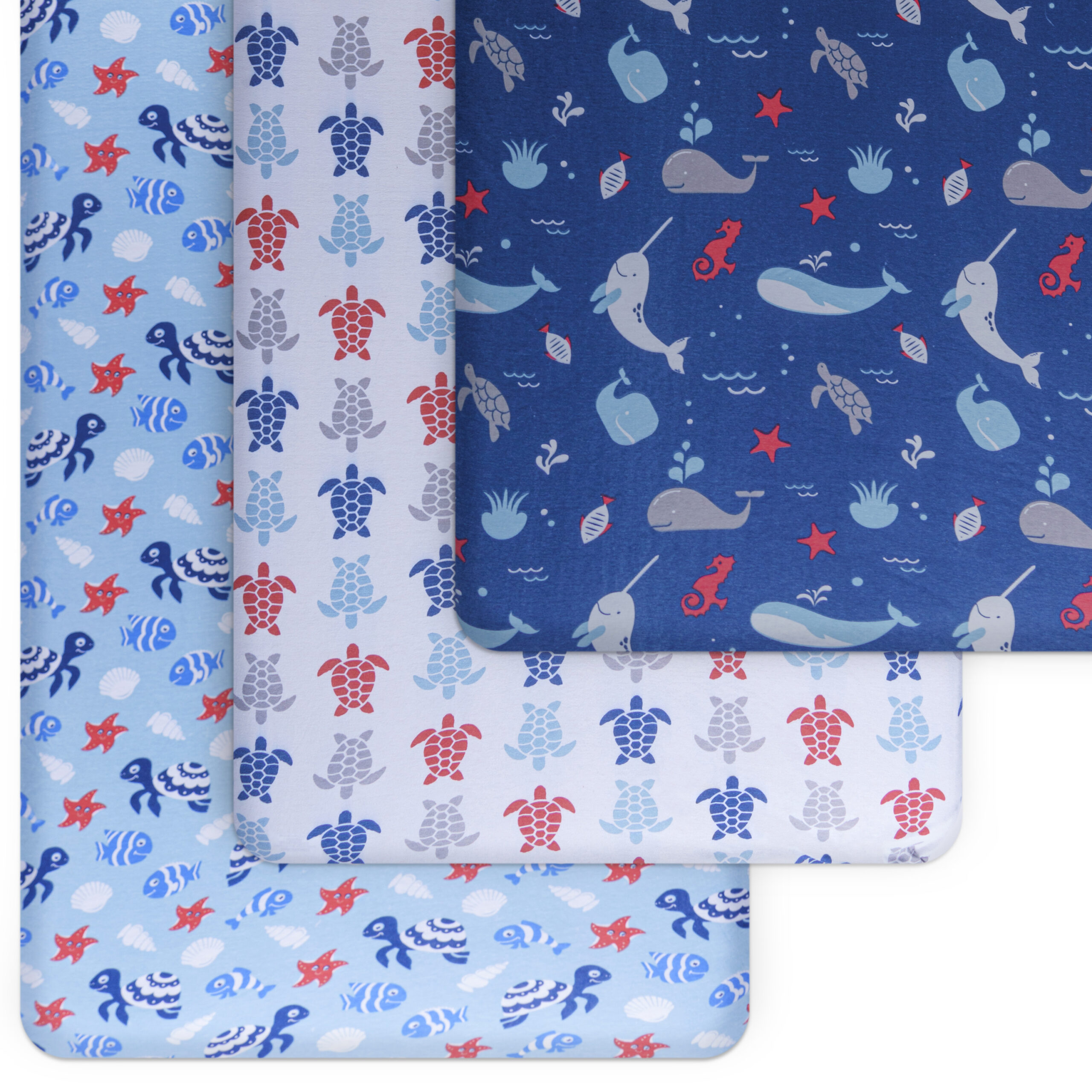 Ocean crib sheet best sale